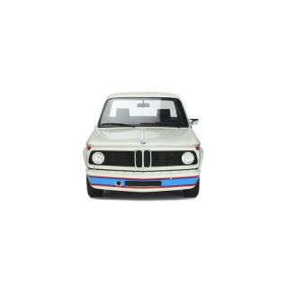 BMW 2002 TURBO CHAMONIX WHITE 1974 OttO mobile 1:12 Resinemodell (Türen, Motorhaube... nicht zu öffnen!)